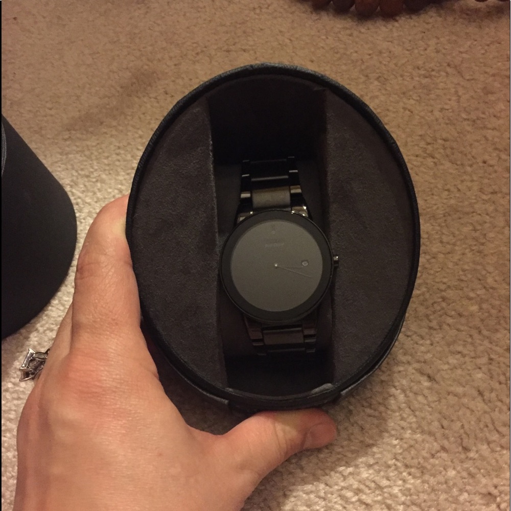 Citizen men’s black on black watch